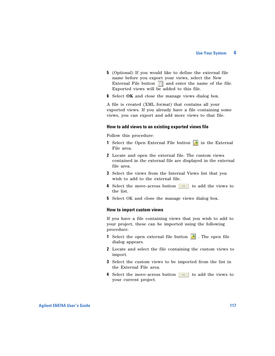 How to import custom views | Agilent Technologies Wireless Network Optimization Platform E6474A User Manual | Page 117 / 194