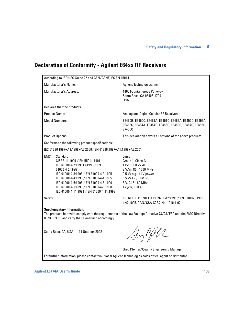 Agilent Technologies Wireless Network Optimization Platform E6474A User Manual | Page 139 / 194