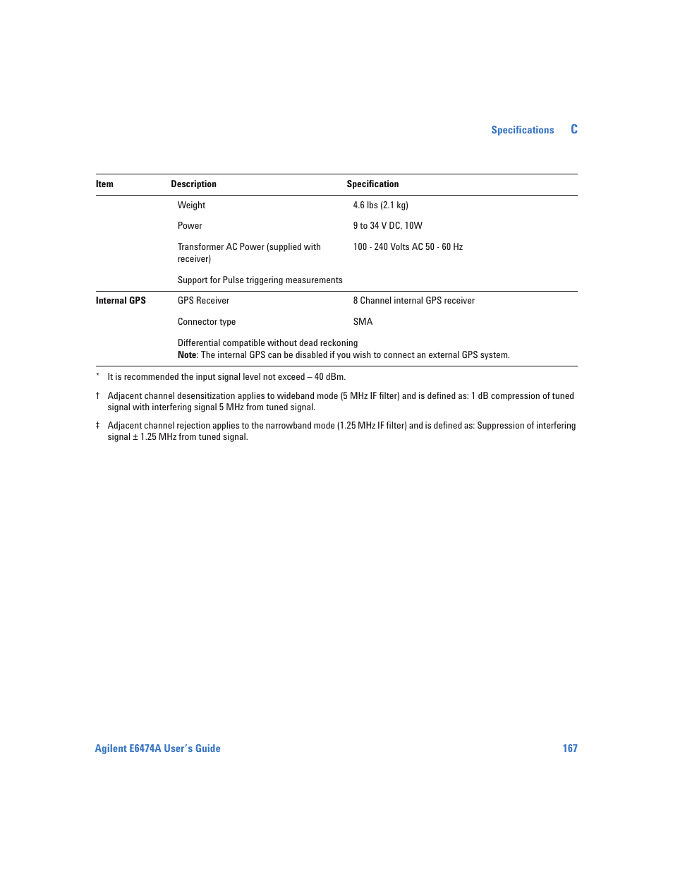 Agilent Technologies Wireless Network Optimization Platform E6474A User Manual | Page 167 / 194
