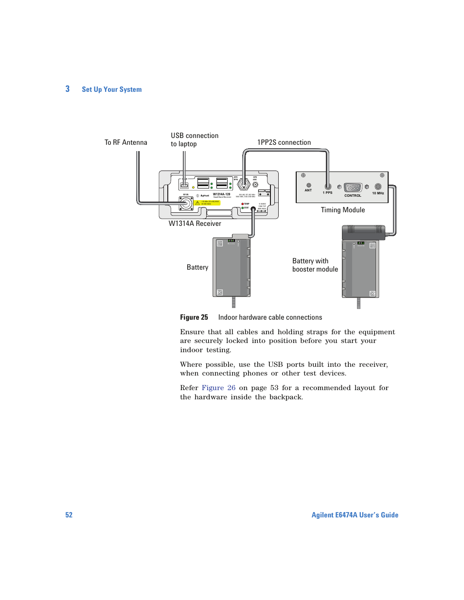 Figure 25, Set up your system, Li-ion | Agilent Technologies Wireless Network Optimization Platform E6474A User Manual | Page 52 / 194