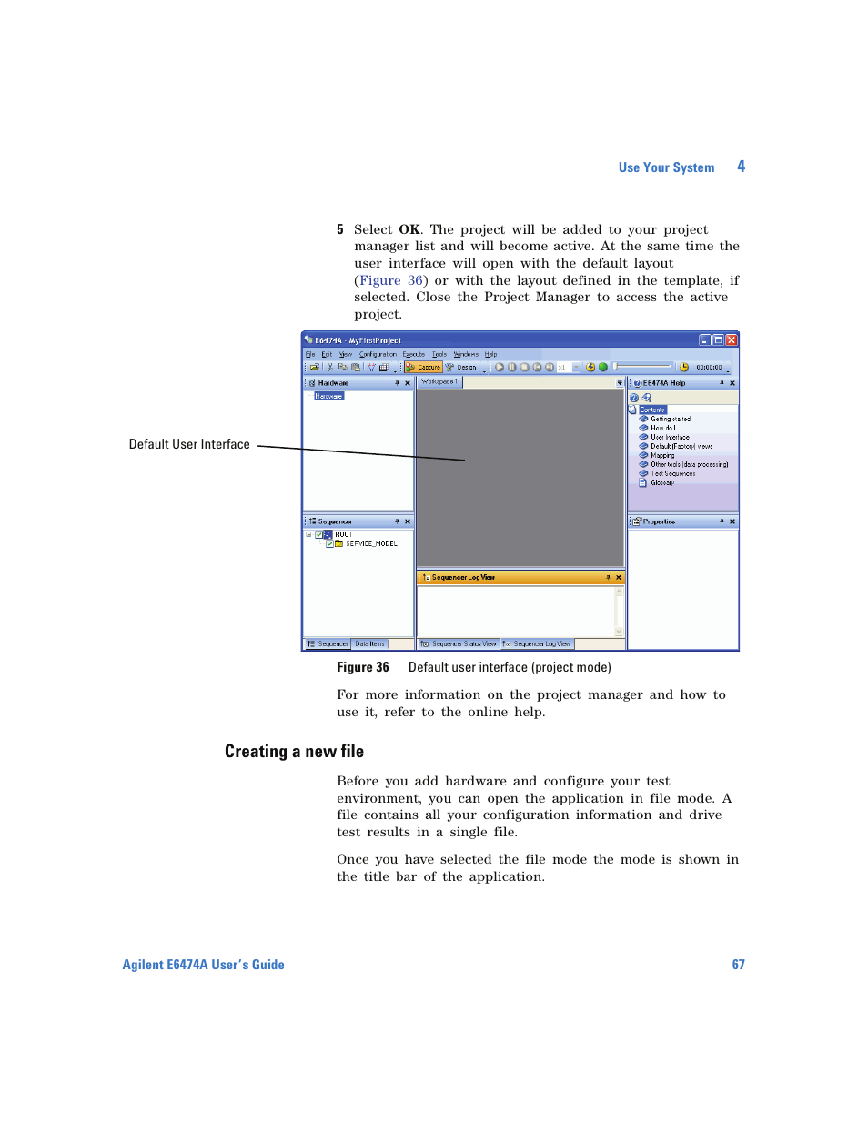 Creating a new file | Agilent Technologies Wireless Network Optimization Platform E6474A User Manual | Page 67 / 194