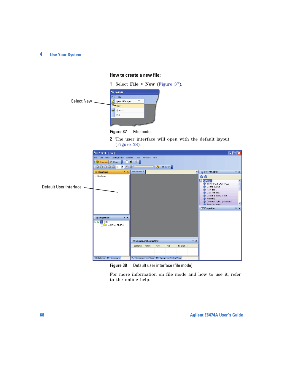 How to create a new file | Agilent Technologies Wireless Network Optimization Platform E6474A User Manual | Page 68 / 194