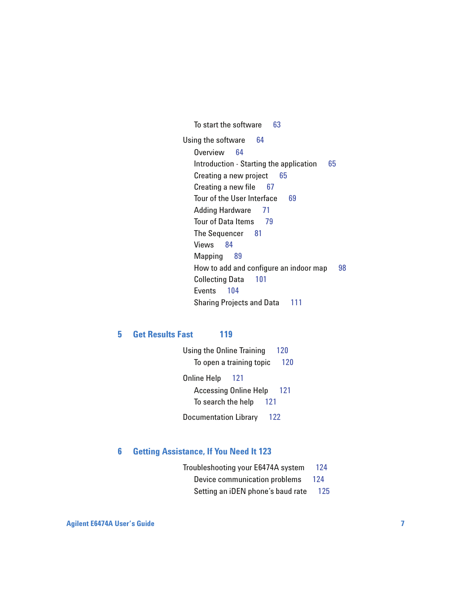 Agilent Technologies Wireless Network Optimization Platform E6474A User Manual | Page 7 / 194