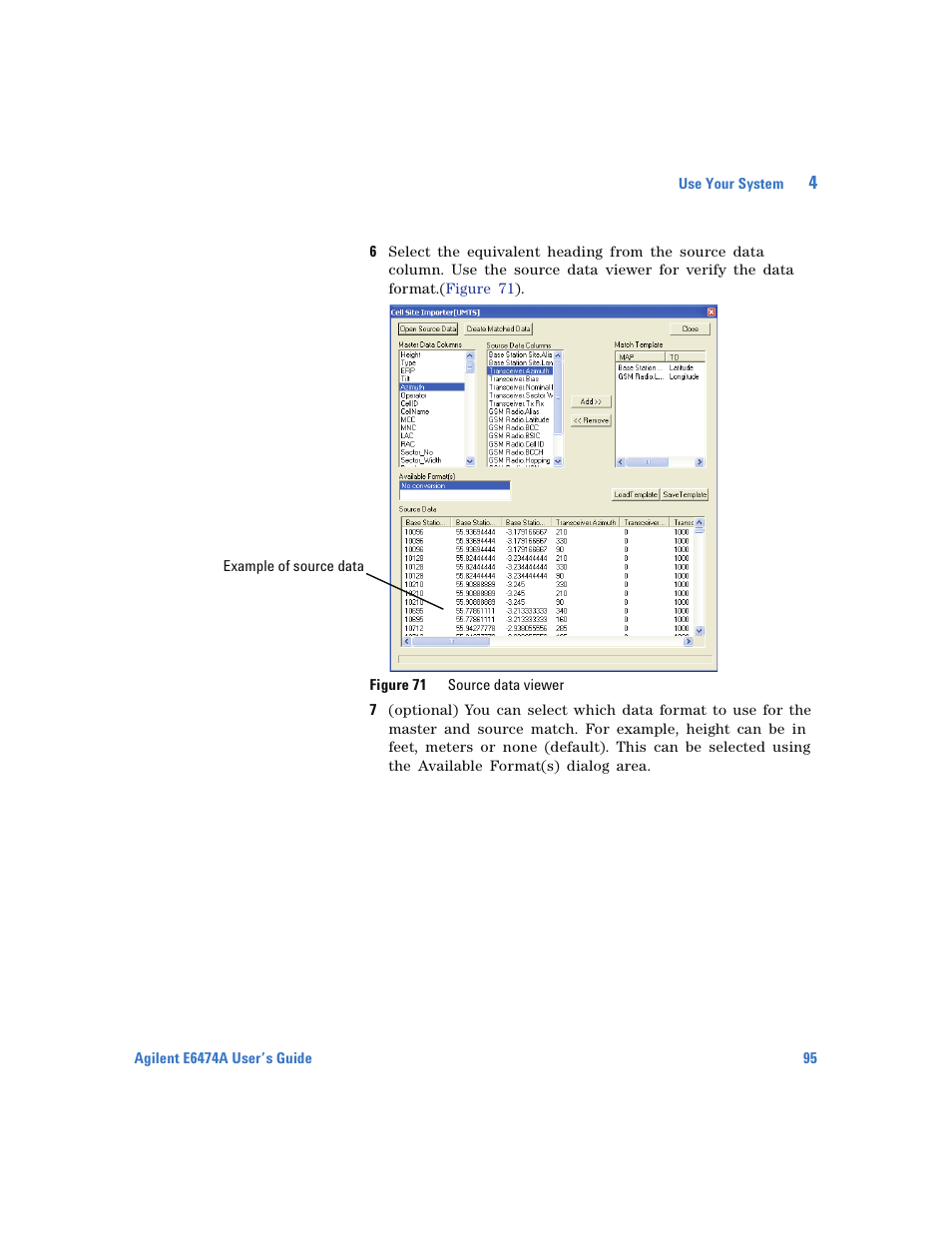 Agilent Technologies Wireless Network Optimization Platform E6474A User Manual | Page 95 / 194