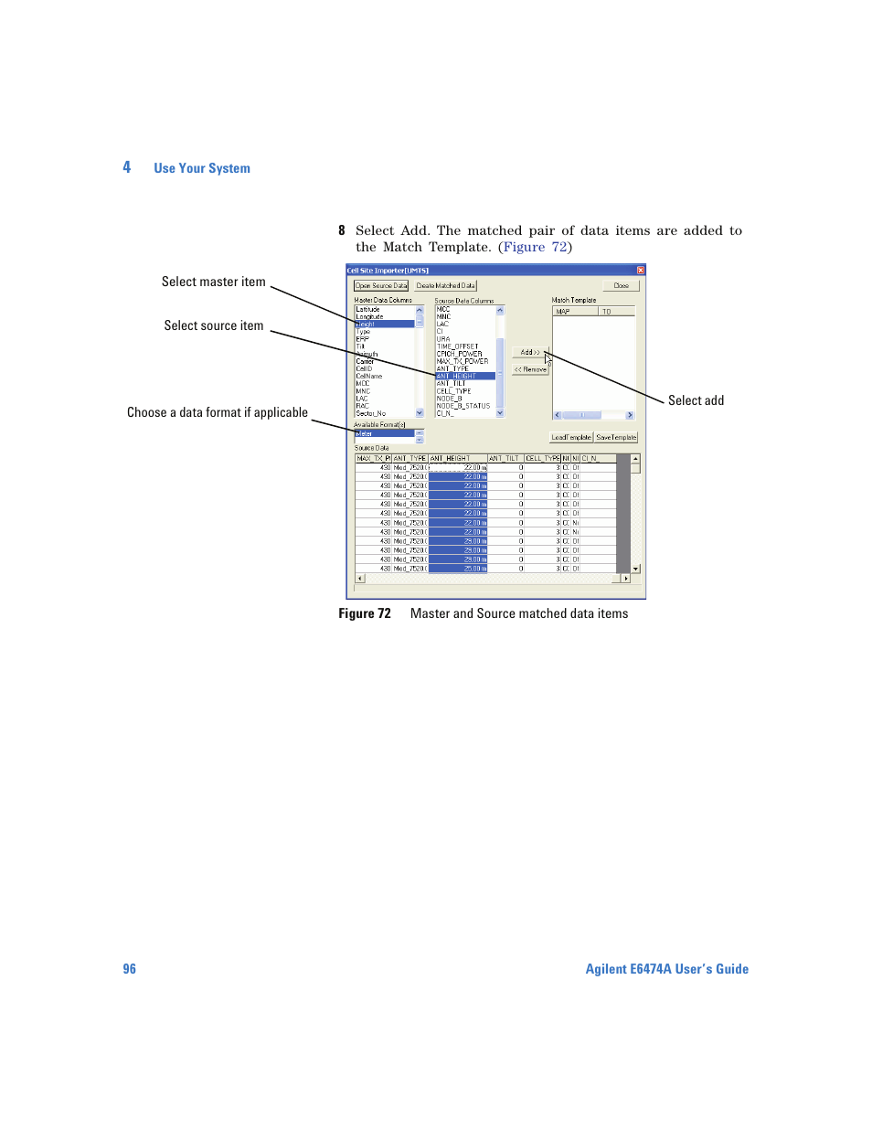Agilent Technologies Wireless Network Optimization Platform E6474A User Manual | Page 96 / 194