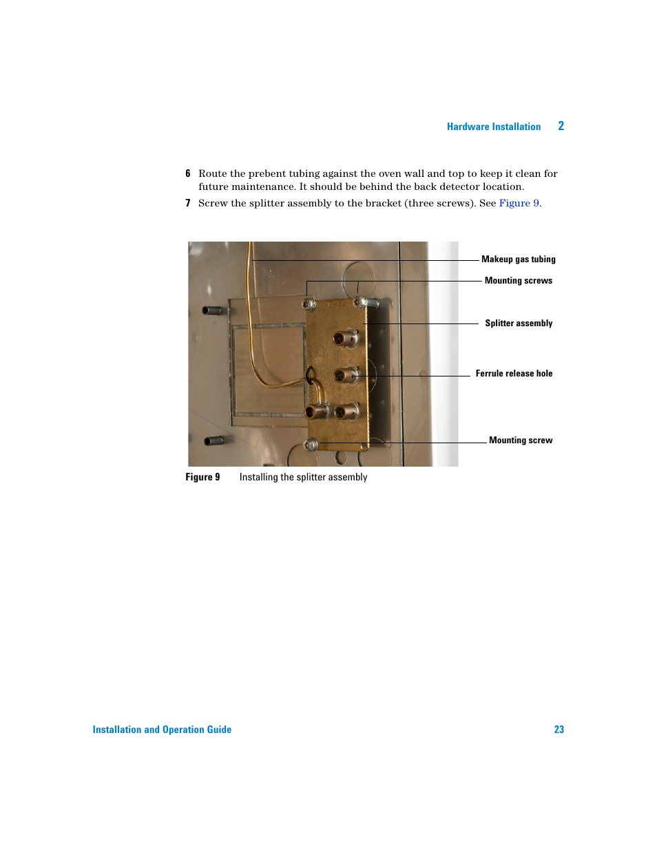 Agilent Technologies G3180B User Manual | Page 23 / 52