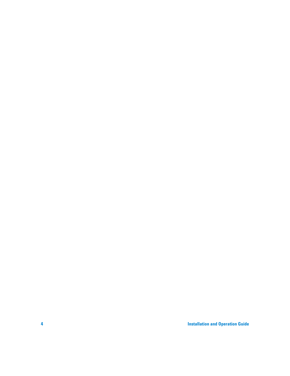 Agilent Technologies G3180B User Manual | Page 4 / 52