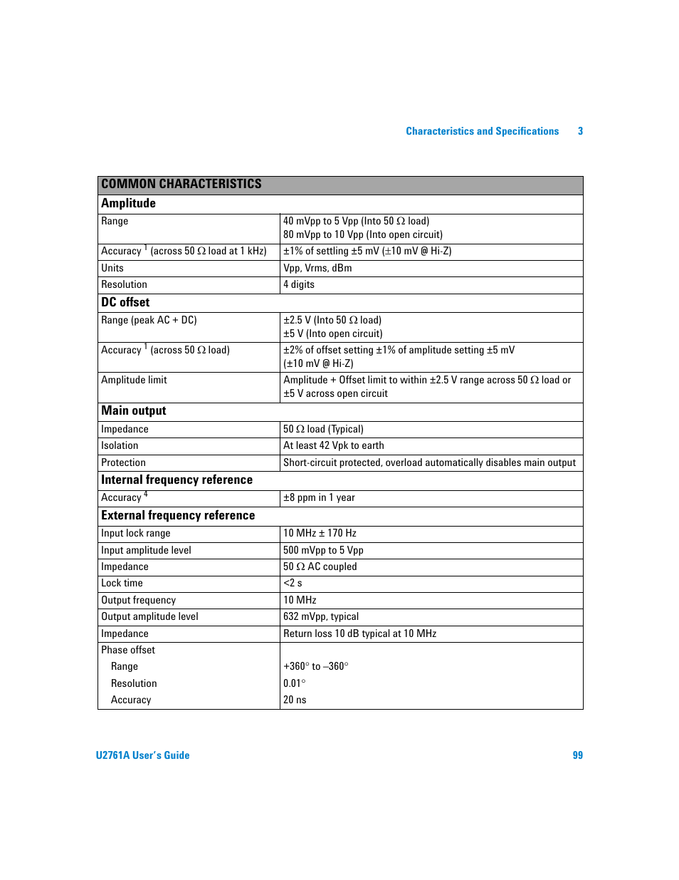 Agilent Technologies AGILENT U2761A User Manual | Page 117 / 123