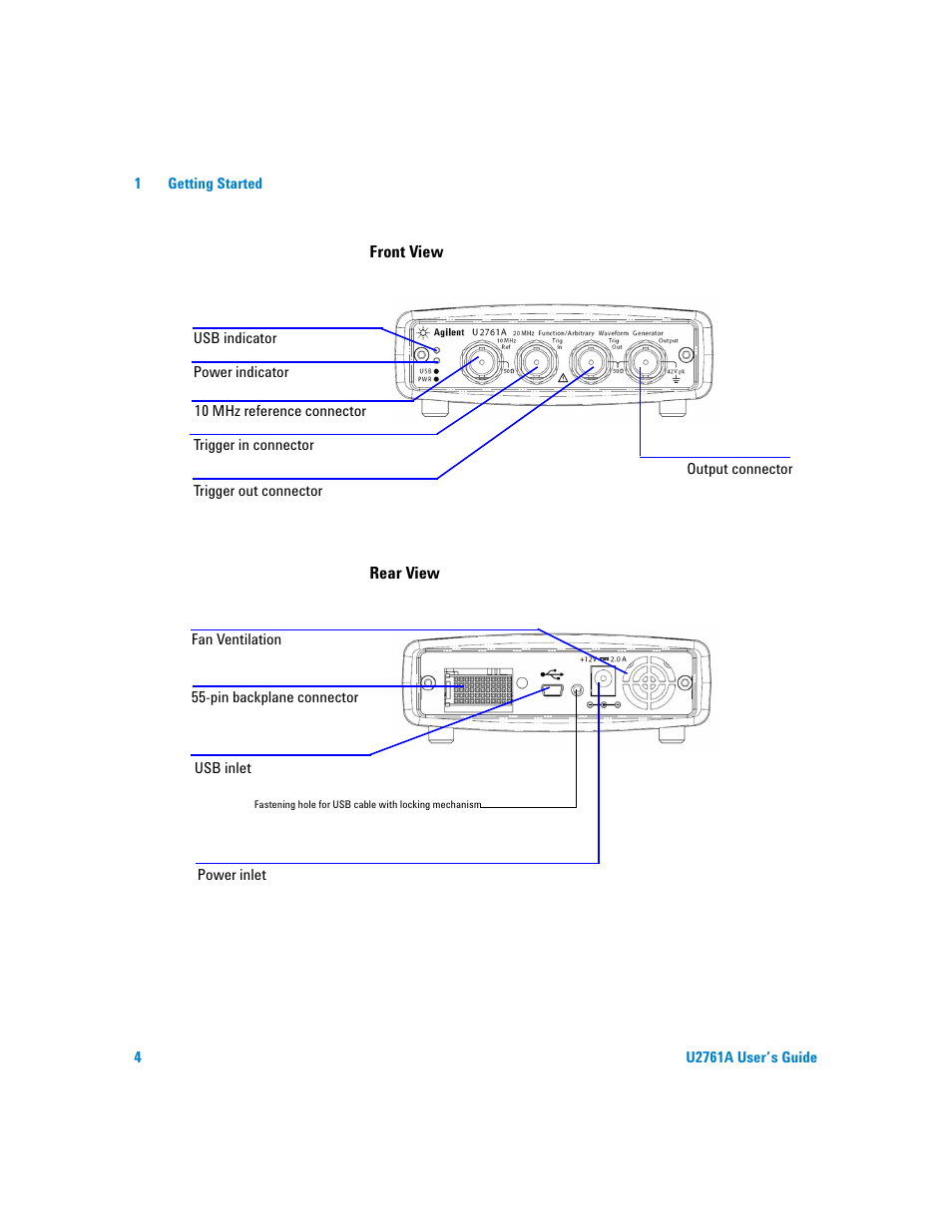 Agilent Technologies AGILENT U2761A User Manual | Page 22 / 123