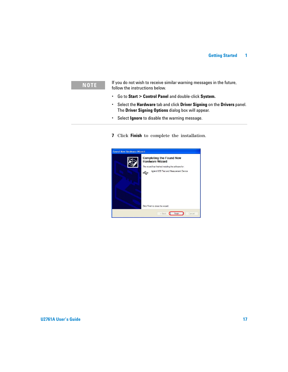 Agilent Technologies AGILENT U2761A User Manual | Page 35 / 123