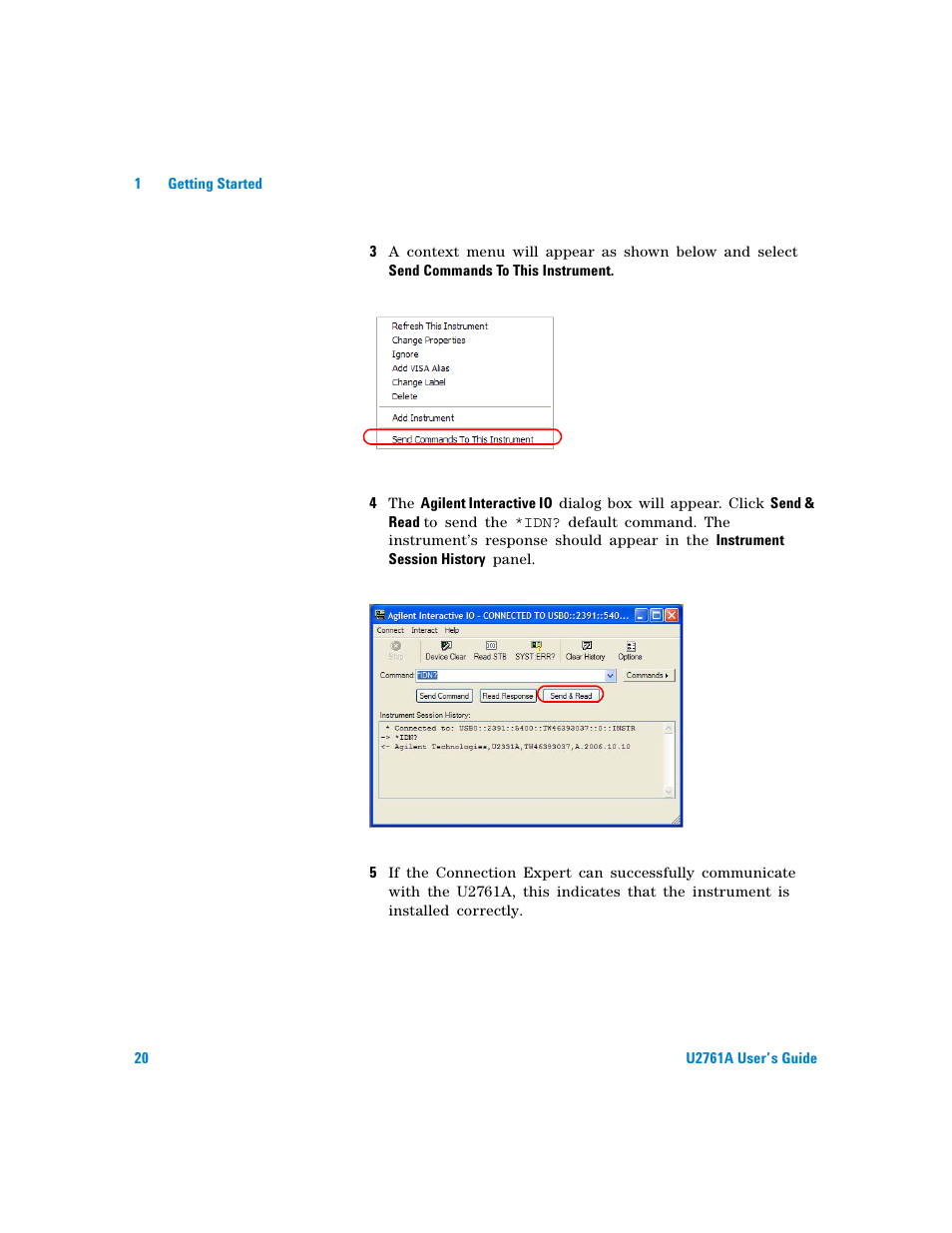 Agilent Technologies AGILENT U2761A User Manual | Page 38 / 123