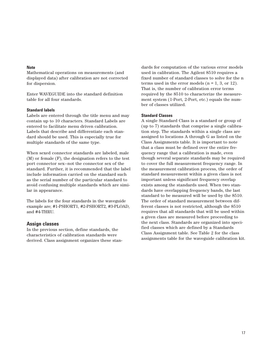 Agilent Technologies 8510 User Manual | Page 17 / 32