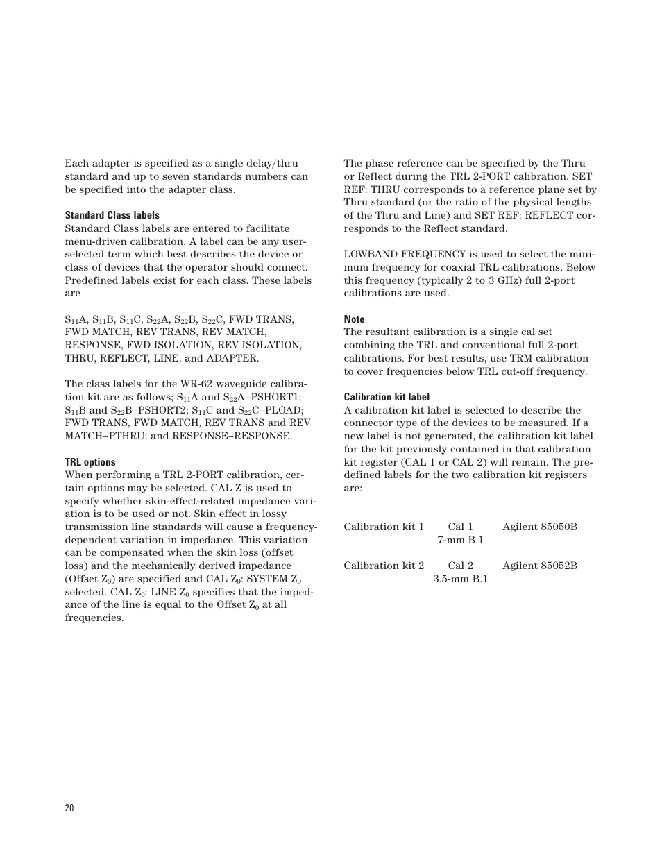 Agilent Technologies 8510 User Manual | Page 20 / 32