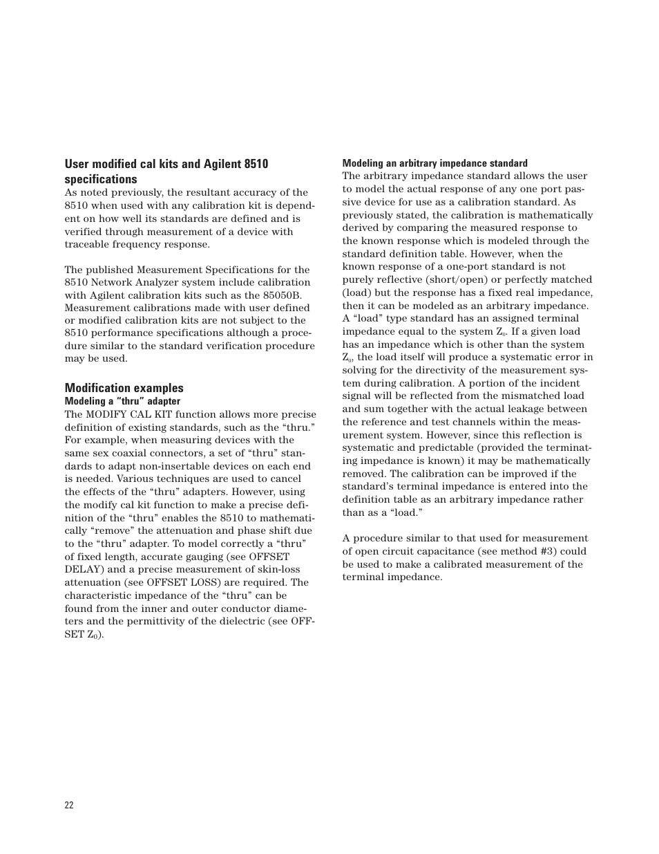 Modification examples | Agilent Technologies 8510 User Manual | Page 22 / 32