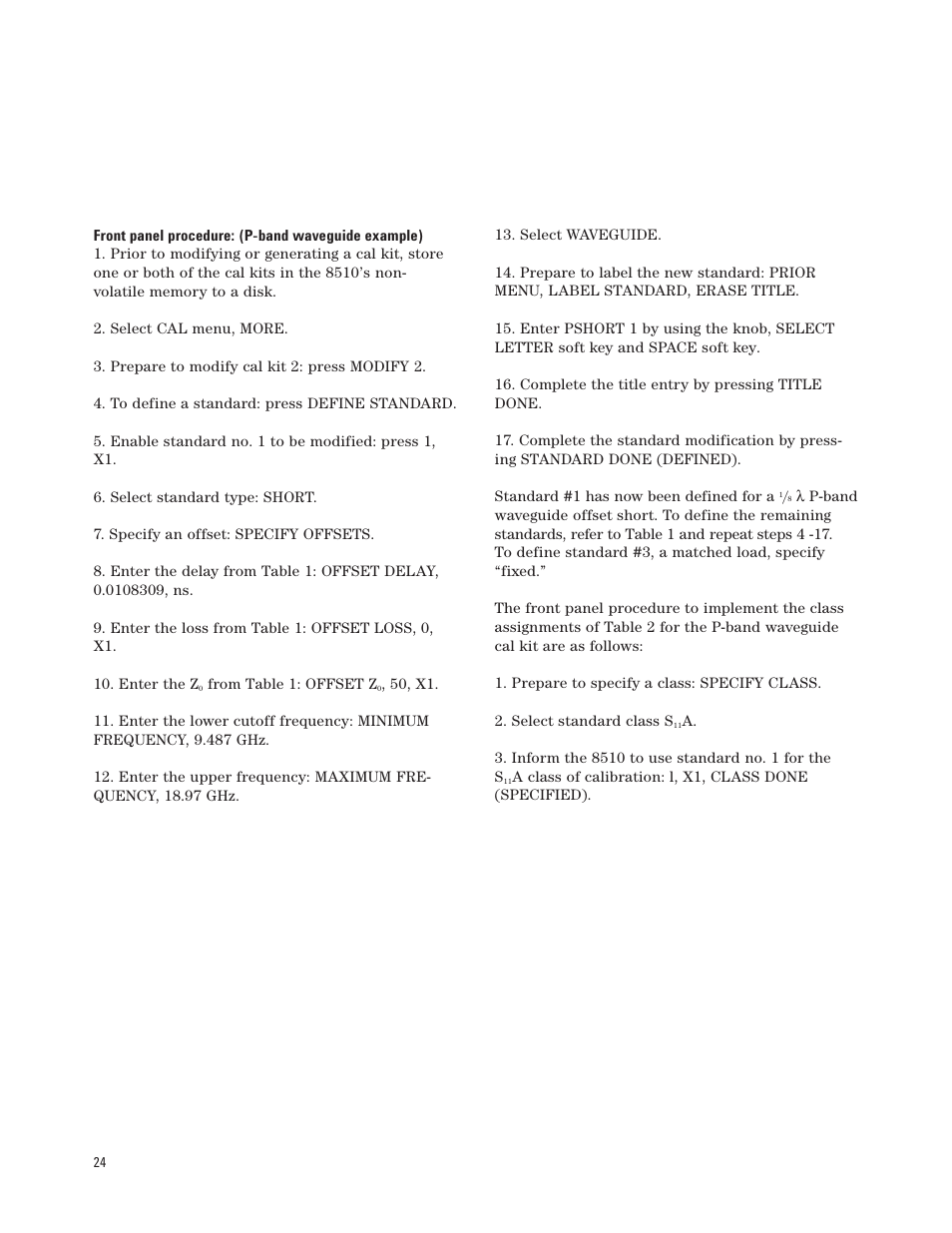 Agilent Technologies 8510 User Manual | Page 24 / 32