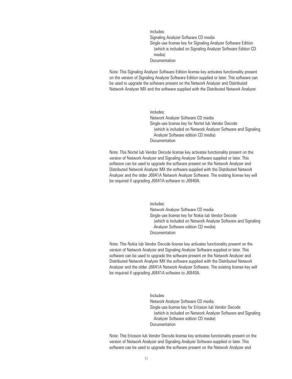 Agilent Technologies J6800A User Manual | Page 11 / 16