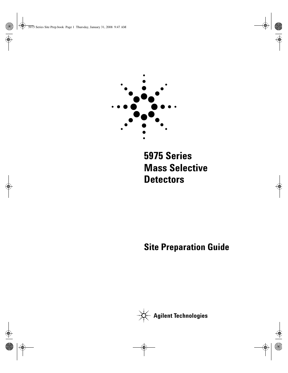 Agilent Technologies 5975 User Manual | 44 pages