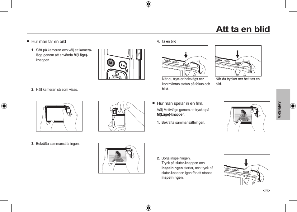 Att ta en blid | Samsung I100 User Manual | Page 65 / 112