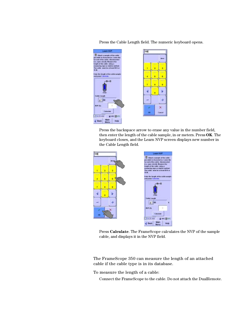 Measuring the cable length | Agilent Technologies N2610A User Manual | Page 147 / 248