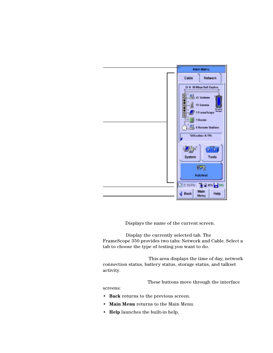 The main menu at a glance | Agilent Technologies N2610A User Manual | Page 15 / 248