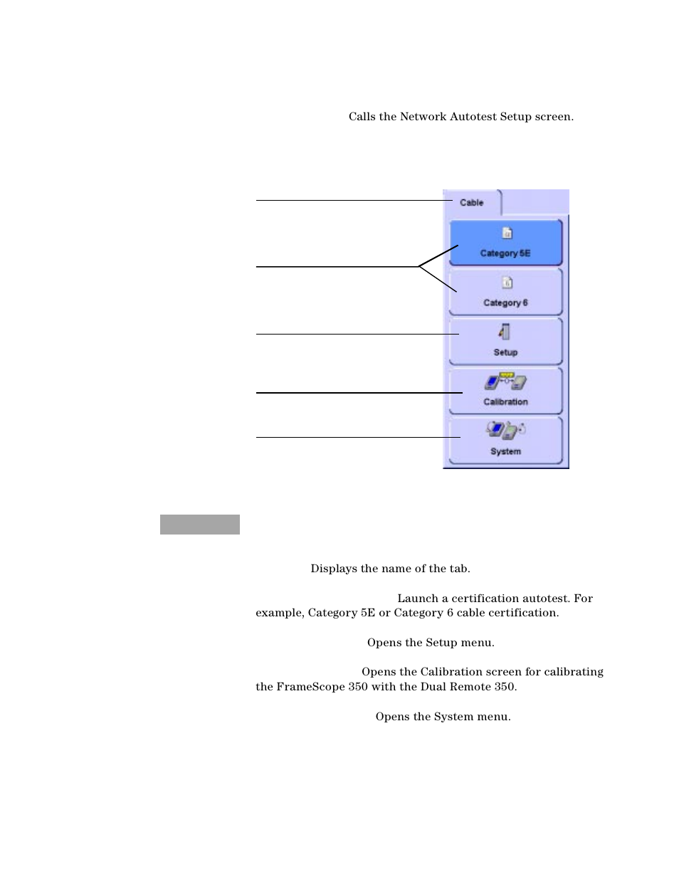 The cable tab | Agilent Technologies N2610A User Manual | Page 17 / 248