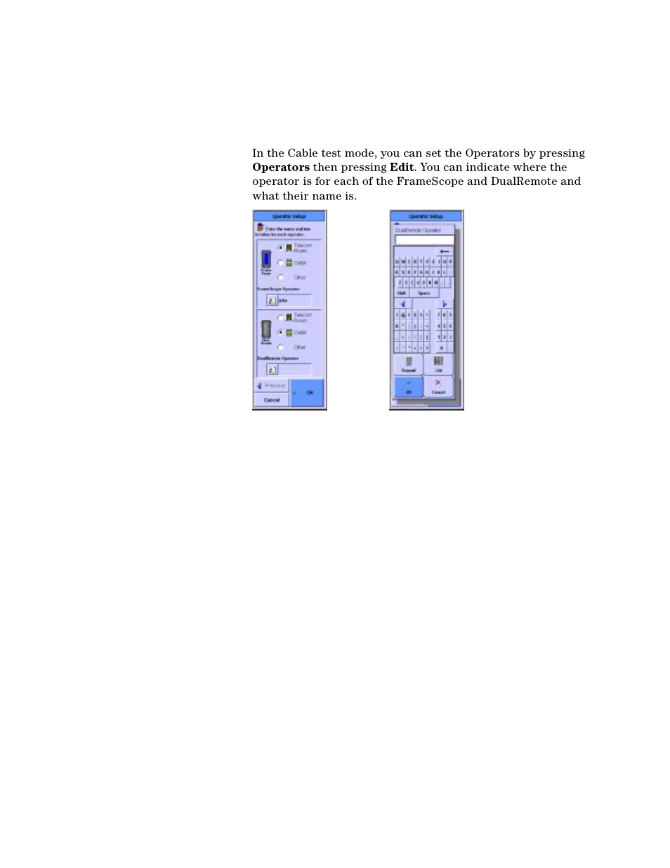 Operator setup | Agilent Technologies N2610A User Manual | Page 171 / 248
