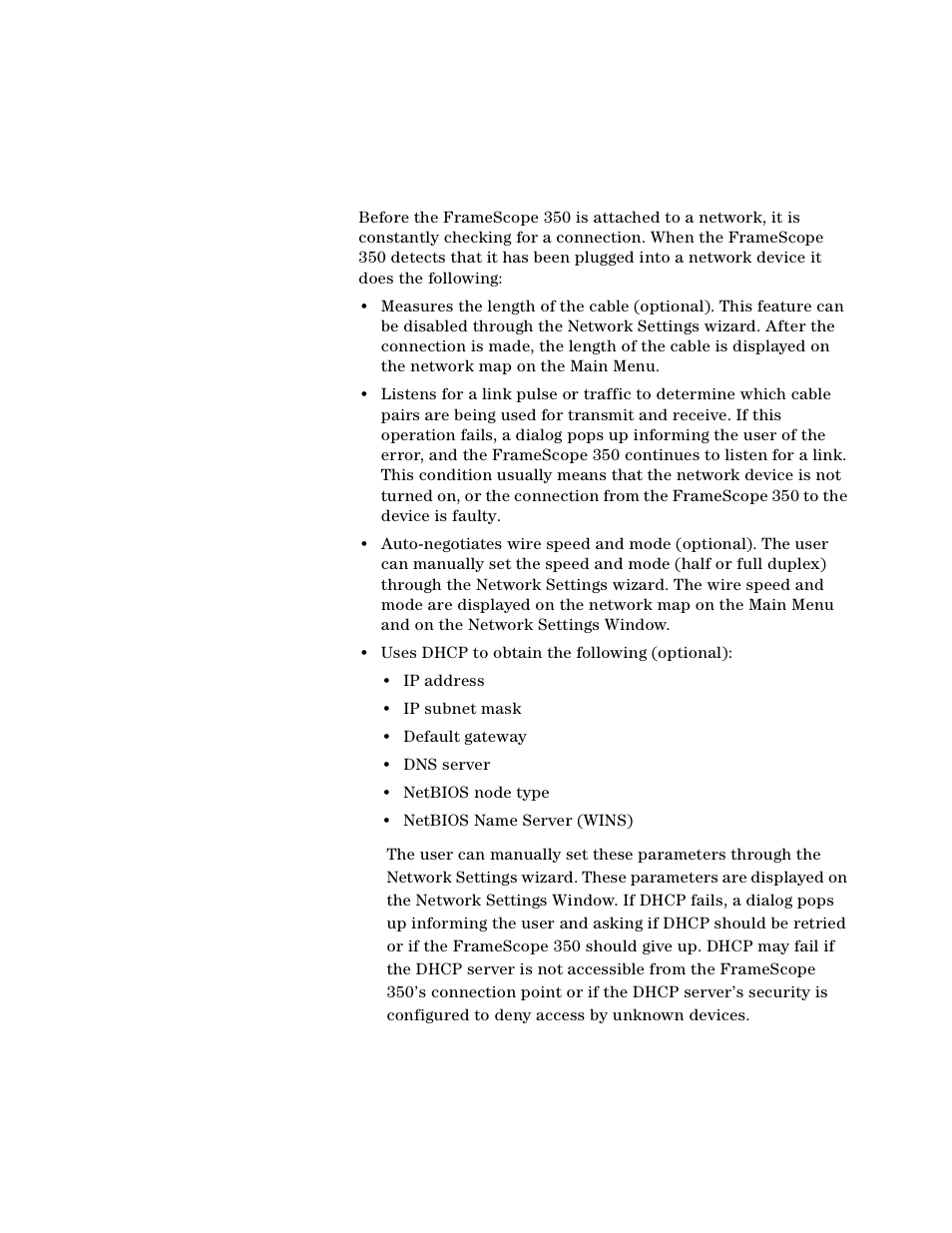 Network connection | Agilent Technologies N2610A User Manual | Page 187 / 248