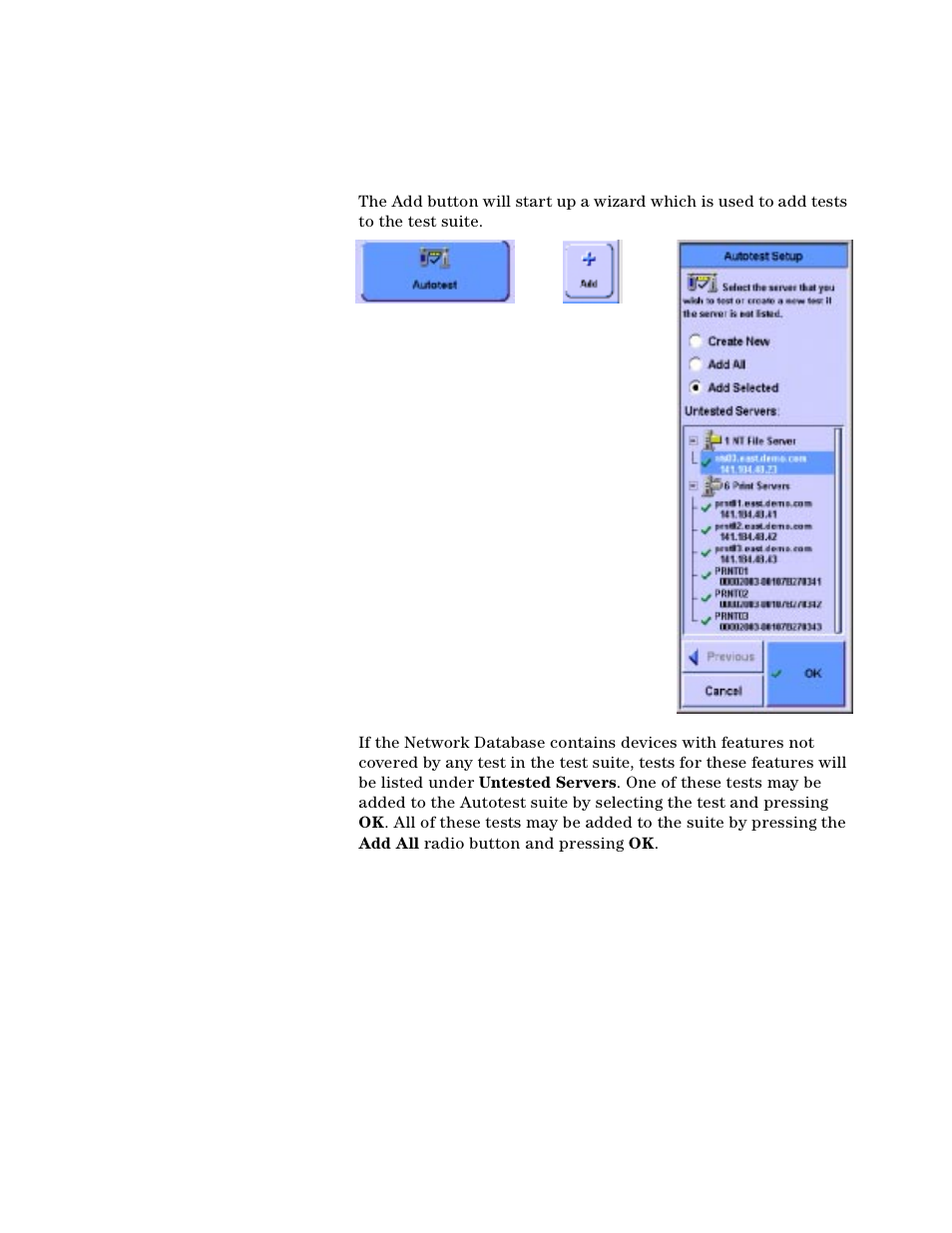 Adding tests | Agilent Technologies N2610A User Manual | Page 194 / 248