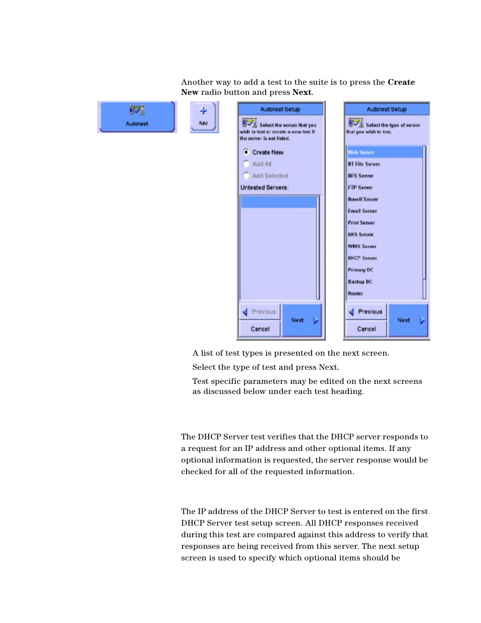 Dhcp server | Agilent Technologies N2610A User Manual | Page 195 / 248