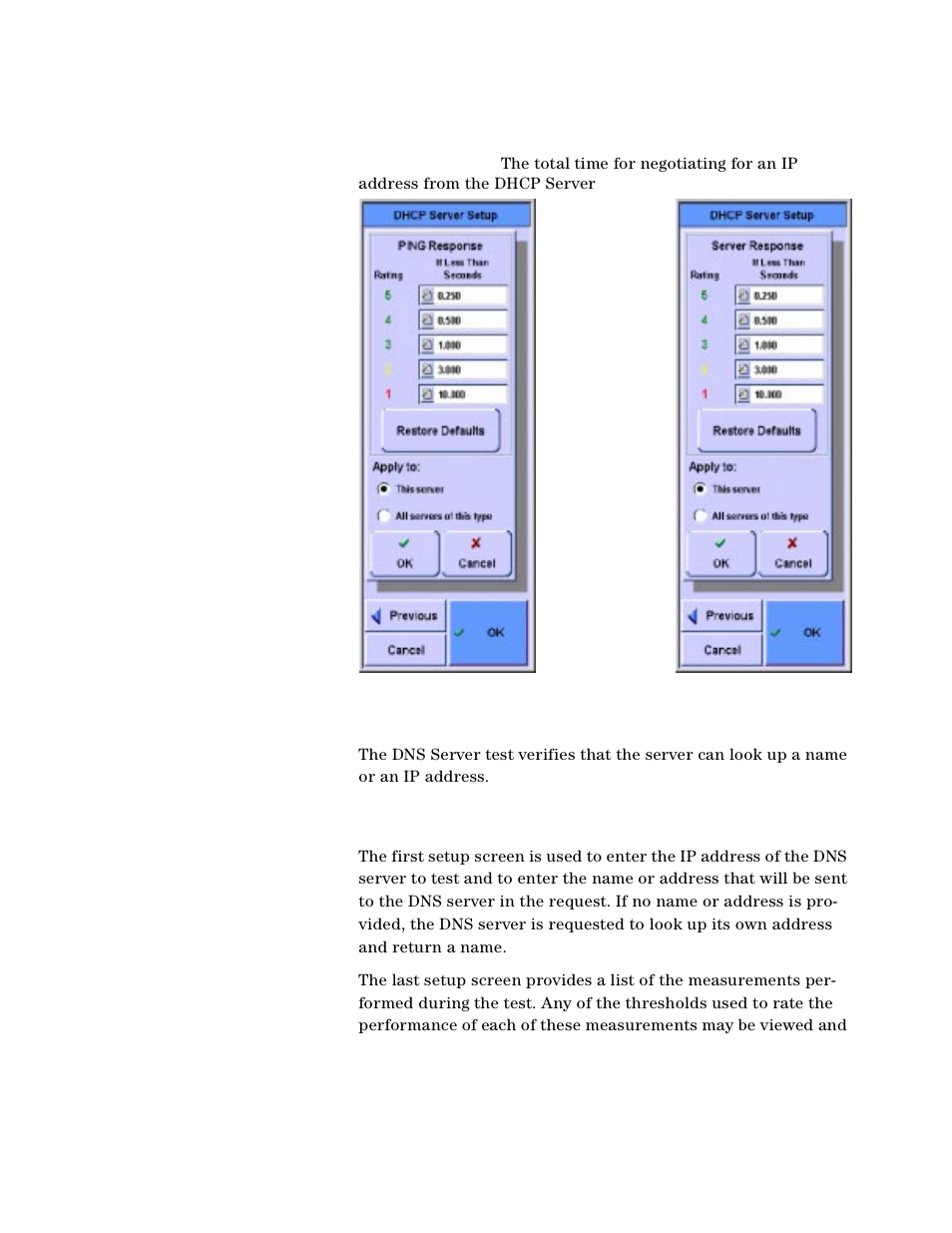 Dns server | Agilent Technologies N2610A User Manual | Page 197 / 248