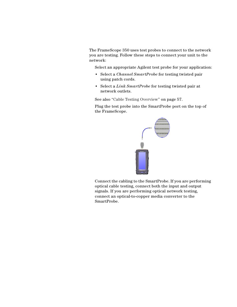 Connecting to the network | Agilent Technologies N2610A User Manual | Page 20 / 248