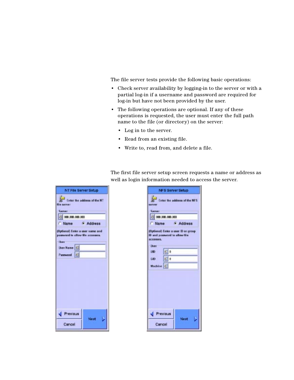 Nt file server nfs file server | Agilent Technologies N2610A User Manual | Page 200 / 248