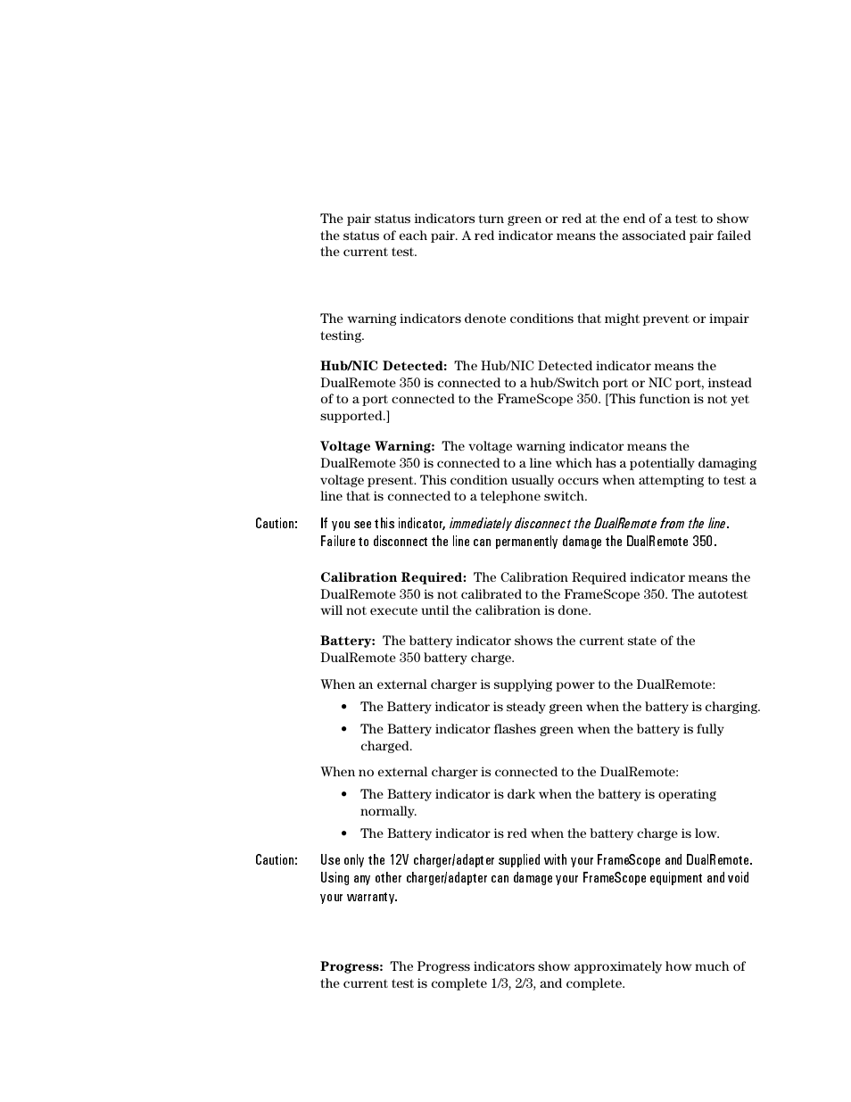 Indicators | Agilent Technologies N2610A User Manual | Page 229 / 248