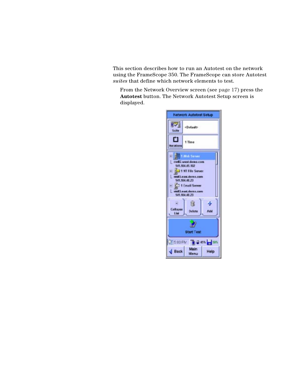 Running an autotest | Agilent Technologies N2610A User Manual | Page 27 / 248
