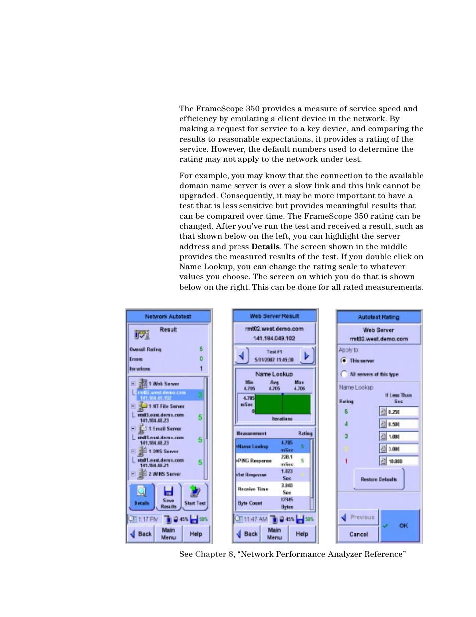Changing the autotest metrics | Agilent Technologies N2610A User Manual | Page 31 / 248