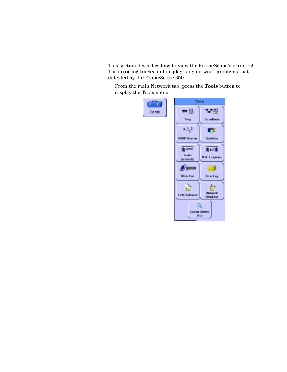 Viewing the error log | Agilent Technologies N2610A User Manual | Page 55 / 248
