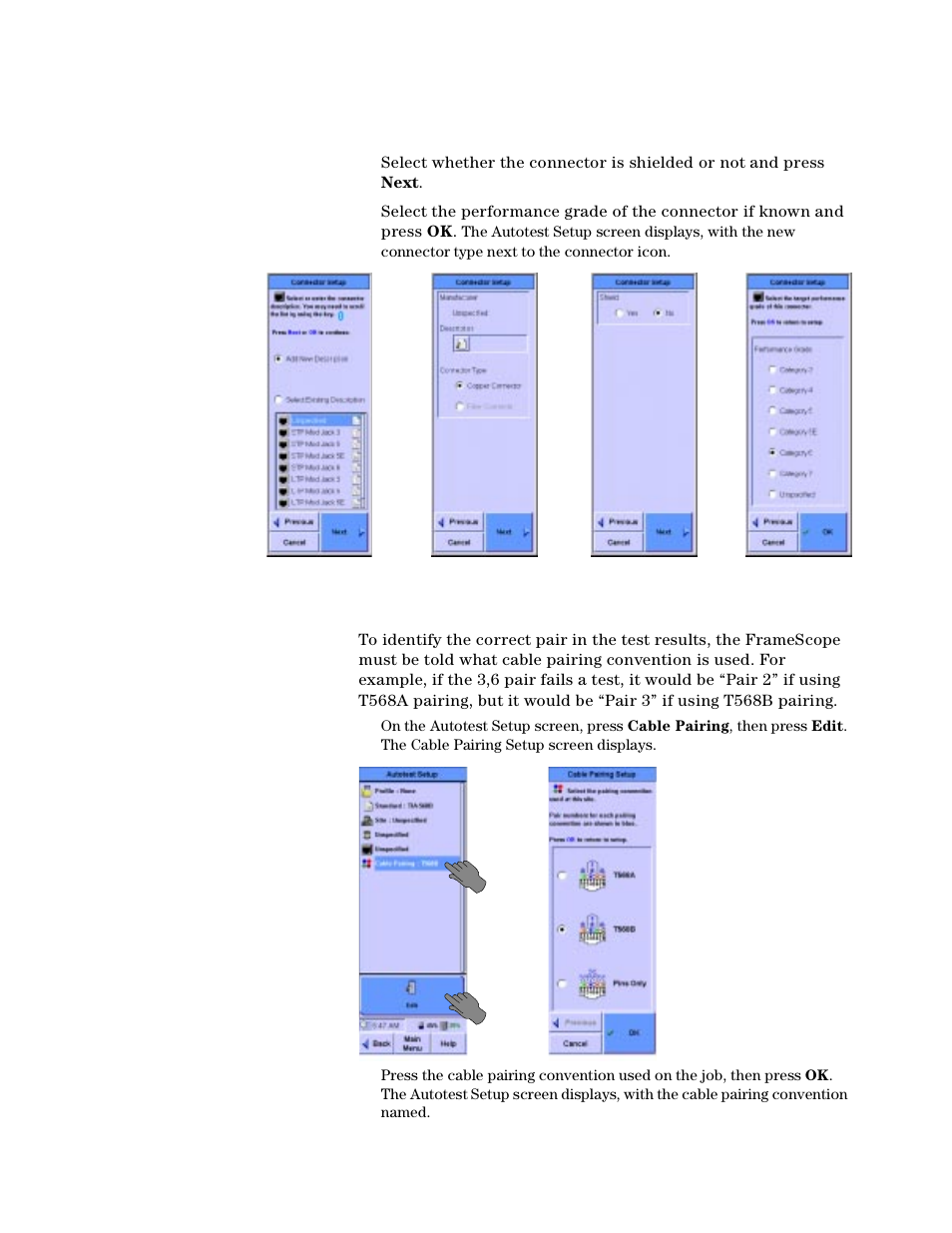 Choosing the cable pairing convention | Agilent Technologies N2610A User Manual | Page 83 / 248