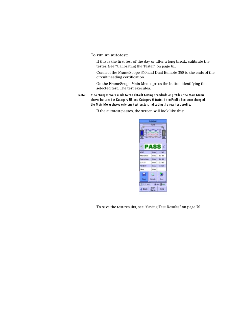 Running an autotest | Agilent Technologies N2610A User Manual | Page 86 / 248