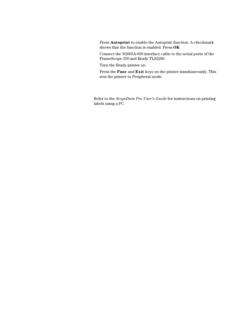 Printing labels from a pc | Agilent Technologies N2610A User Manual | Page 99 / 248