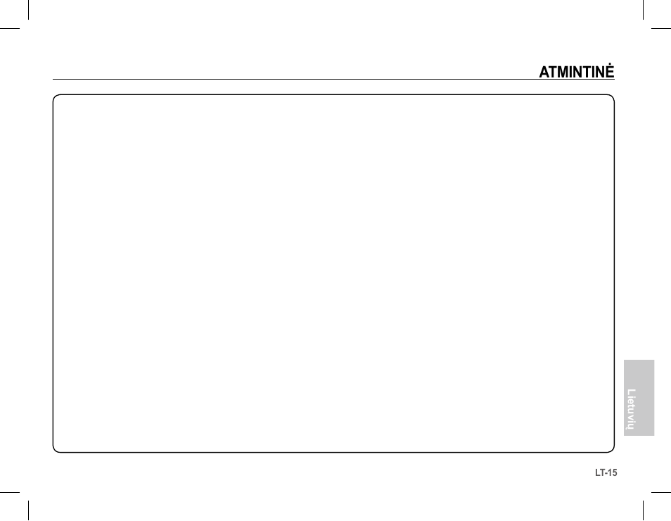 Atmintinė | Samsung S1070 User Manual | Page 128 / 146