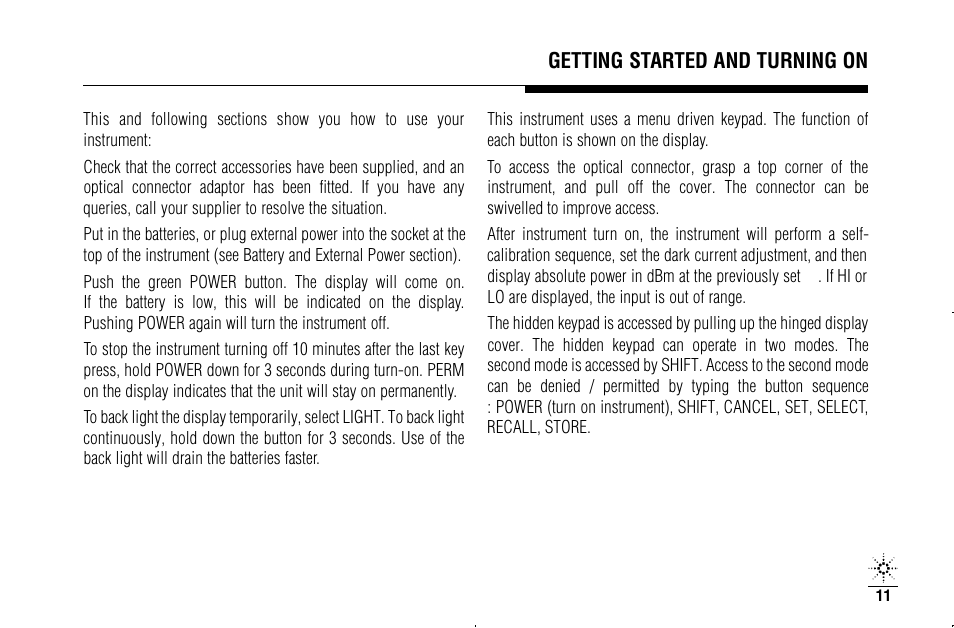 Agilent Technologies N3970A User Manual | Page 14 / 47