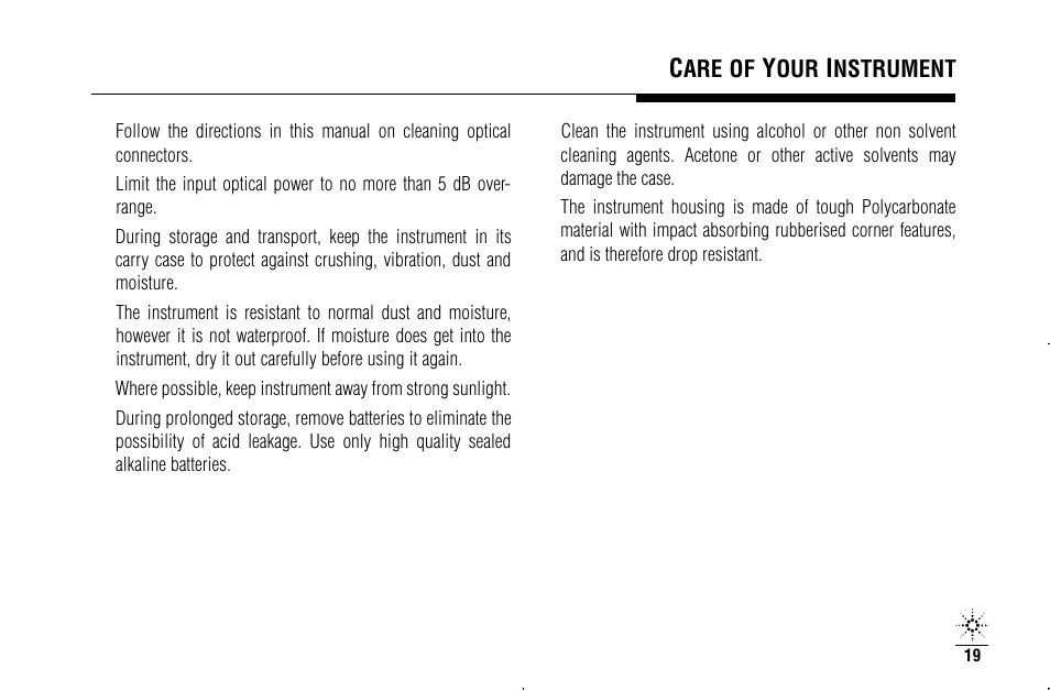 Agilent Technologies N3970A User Manual | Page 22 / 47