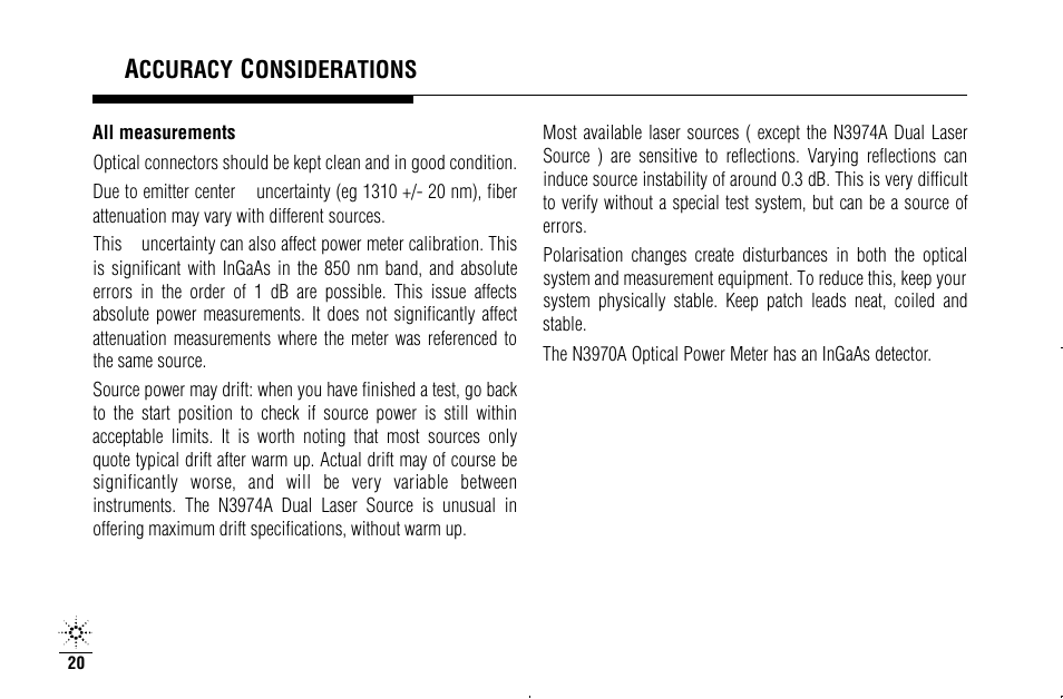 Agilent Technologies N3970A User Manual | Page 23 / 47