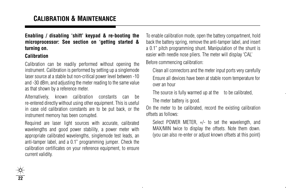 Agilent Technologies N3970A User Manual | Page 25 / 47