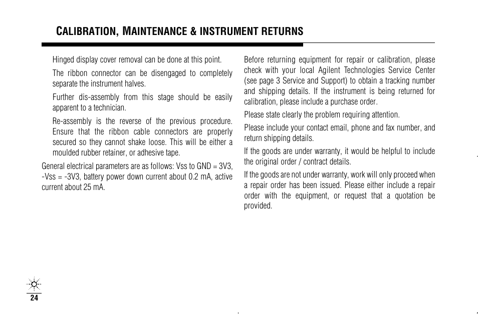 Agilent Technologies N3970A User Manual | Page 27 / 47