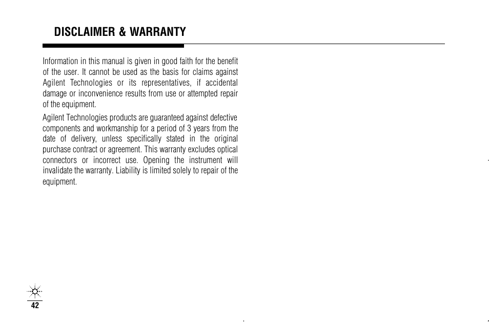 Agilent Technologies N3970A User Manual | Page 45 / 47