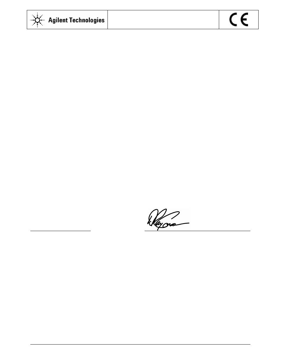 Declaration of conformity | Agilent Technologies E1364A User Manual | Page 7 / 60