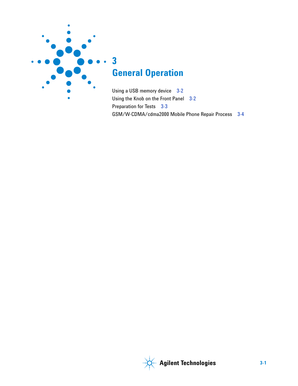 3 general operation, 3general operation | Agilent Technologies N9360A User Manual | Page 15 / 44
