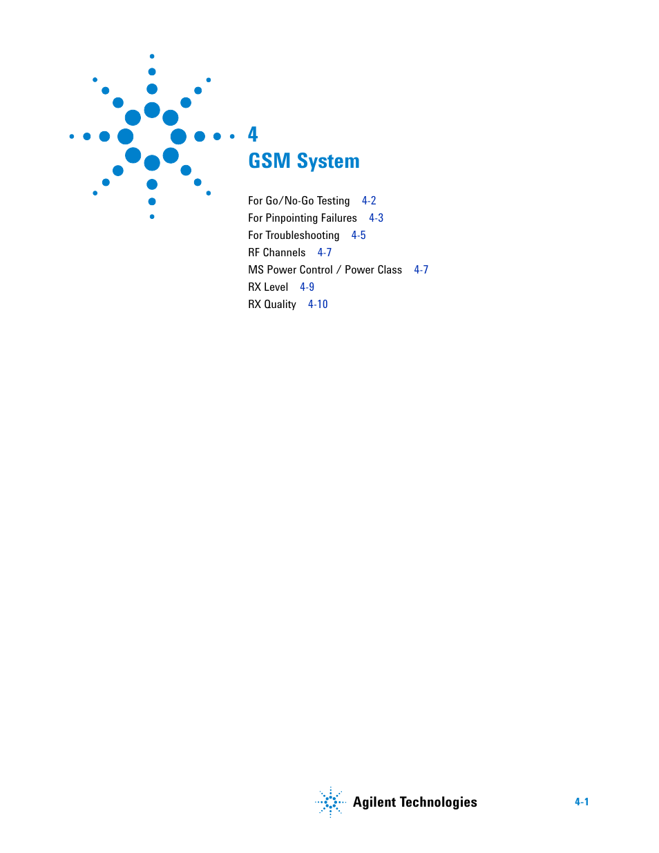 4 gsm system, 5 w-cdma system, 4gsm system | Agilent Technologies N9360A User Manual | Page 19 / 44