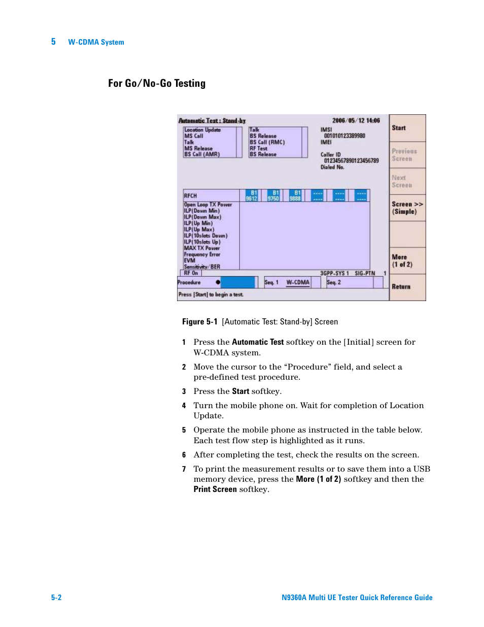 For go/no-go testing | Agilent Technologies N9360A User Manual | Page 30 / 44